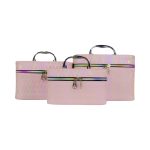 Estuches para artículos de maquillaje diseño trenzado de corazón - Imagen 4