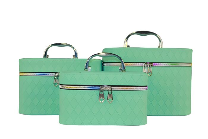 Estuches para artículos de maquillaje diseño diamantes - Imagen 5