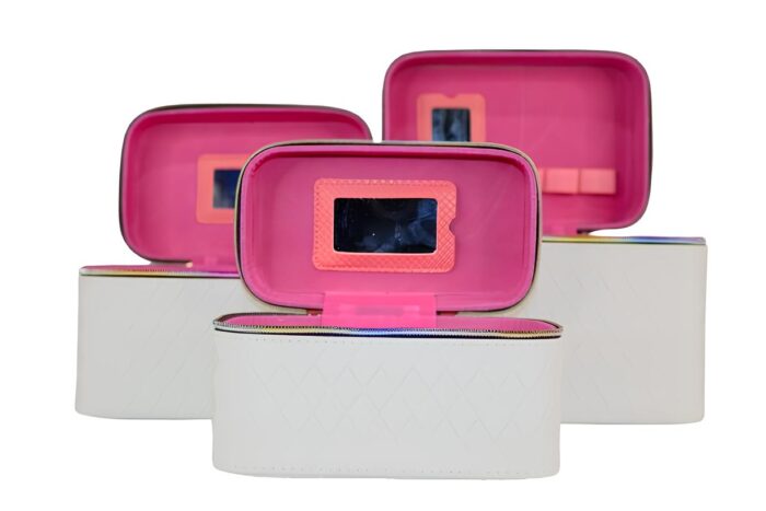 Estuches para artículos de maquillaje diseño diamantes - Imagen 7