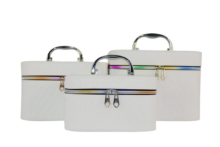 Estuches para artículos de maquillaje diseño diamantes - Imagen 1