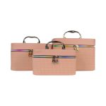 Estuches para artículos de maquillaje textura mimbre - Imagen 5