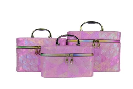 Estuches para artículos de maquillaje tornasol