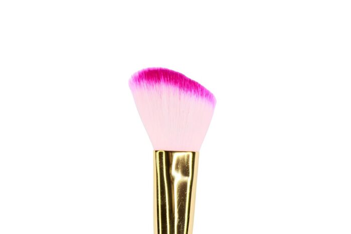 Brocha biselada para maquillaje, rubor o bronceador diseño de sirena 18,5cm - Imagen 1