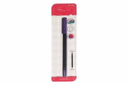 Rotulador doble punta morado oscuro