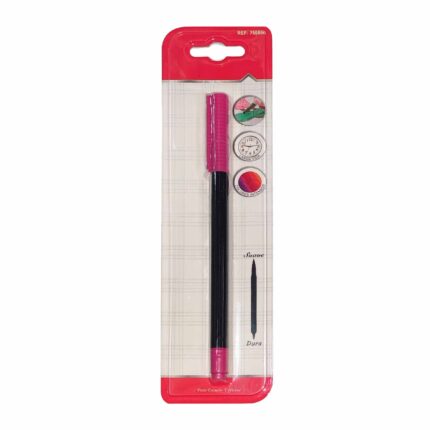 Rotulador Doble punta fucsia