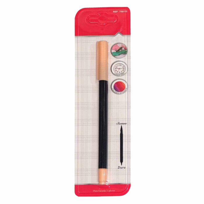 750119 Rotulador doble punta beige - Imagen 1