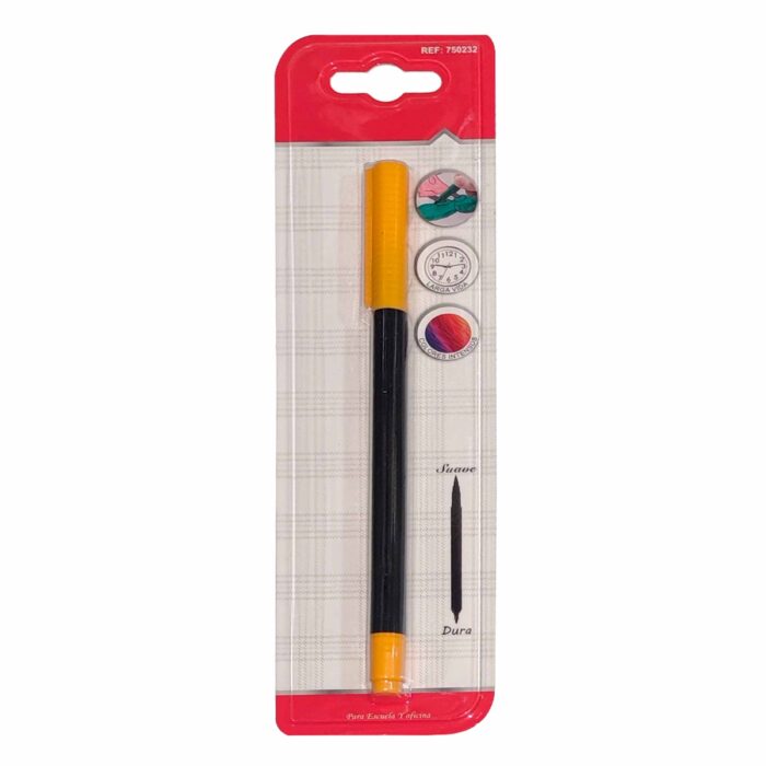 750232 Rotulador doble punta naranjo miel - Imagen 1