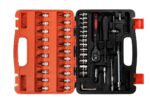 Juego de dados de 1/4" set de 46 pcs