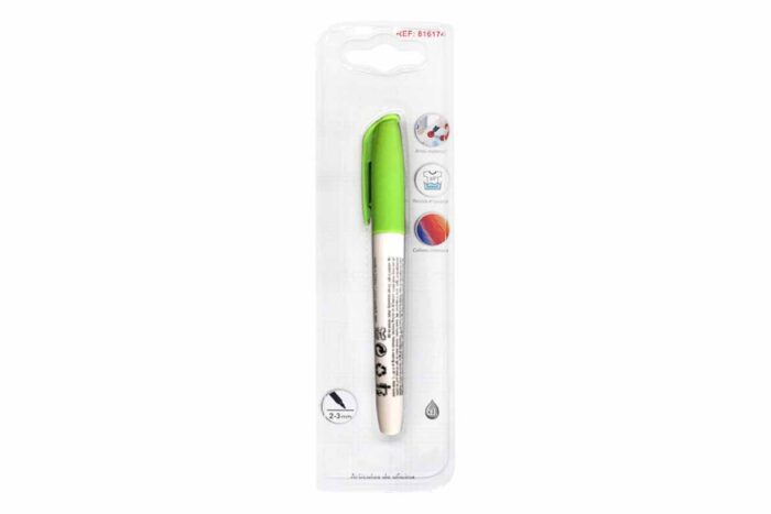816150 Marcadores textil permanente Verde - Imagen 1