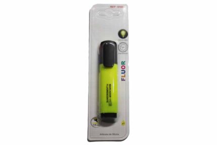 Destacador Rectangular amarillo flúor