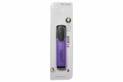 Destacador Rectangular Morado flúor