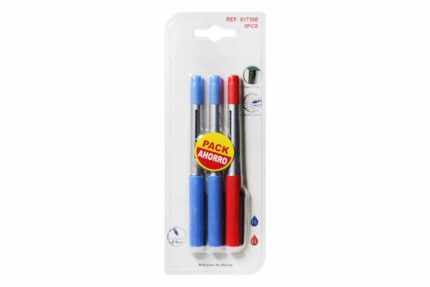 Pack de 3 boligrafoz tinta liquida