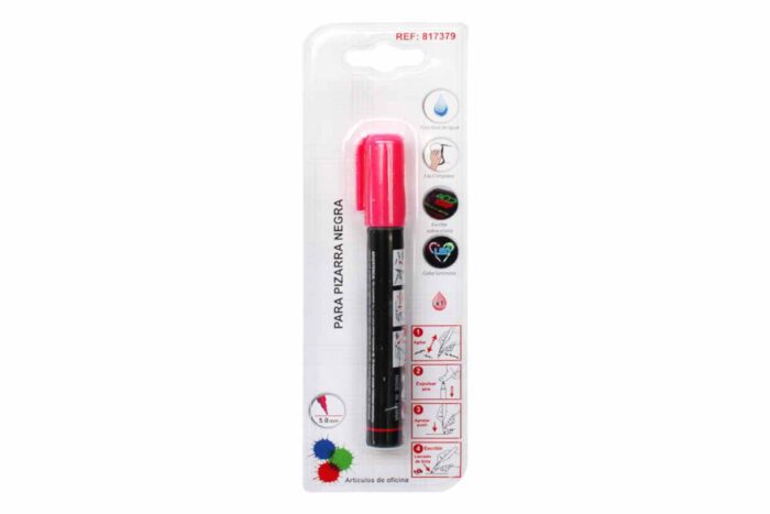 817379 Marcador de tiza liquida rosado - Imagen 1