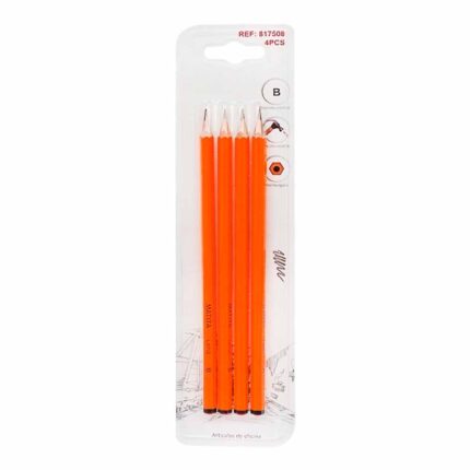 Pack 4 lapices grafito b