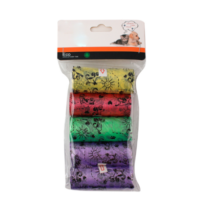 Bolsa de basura para mascotas con diseño 5 pcs