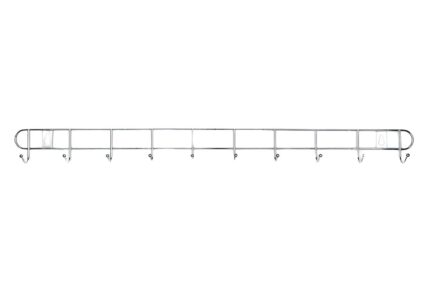 Perchero de pared metálico 10 perchas