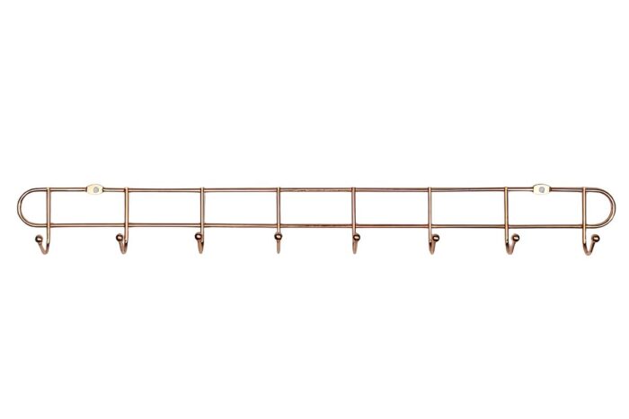 Perchero de bronce de 8 perchos - Imagen 1