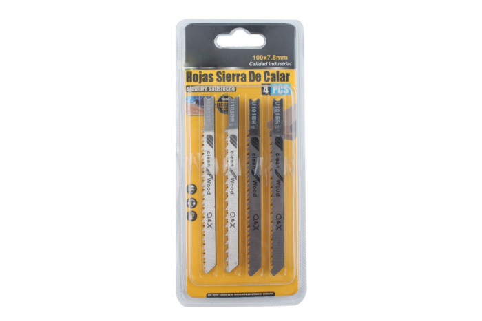 893816 Hojas de sierra de calar 4 pcs 100x7,8mm U101BR - Imagen 1