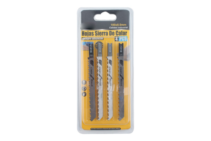 893823 Hojas de sierra de calar 4 pcs 100X8,0mm U101B - Imagen 1