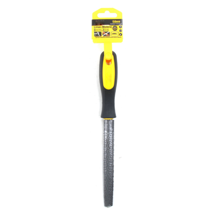 895575 Lima de acero Para madera 150mm media caña - Imagen 1