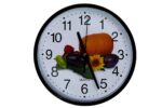 Reloj de pared circular 30 cm con diseño de frutas - Imagen 3