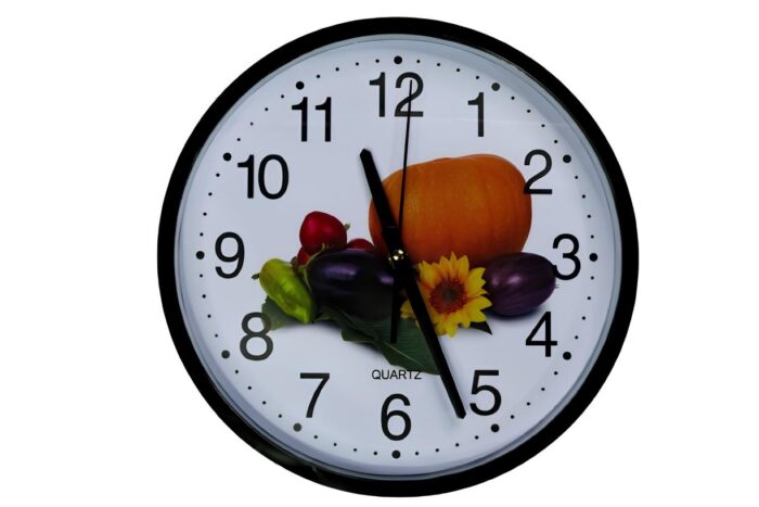 961461-3 Reloj de pared circular 30 cm con diseño de frutas - Imagen 3