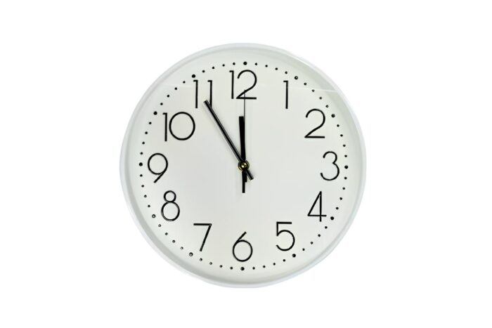 Reloj de pared 30 cm borde blanco o negro - Imagen 5