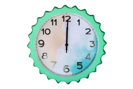 Reloj de pared con diseño chapa 36,5cm