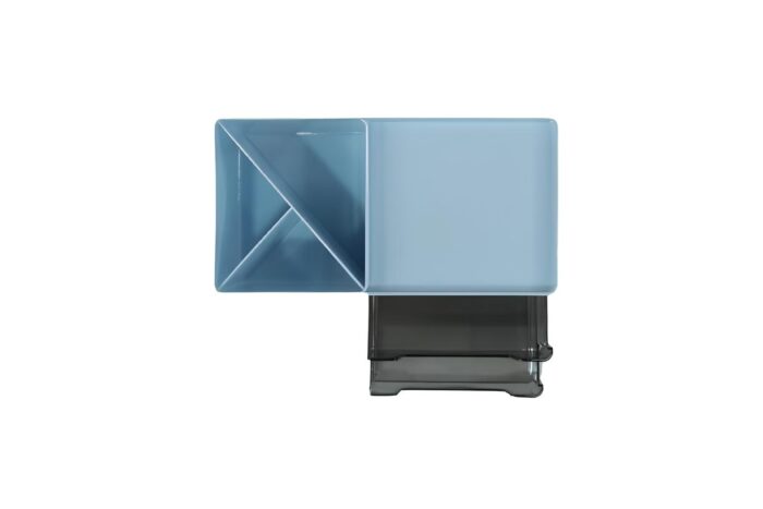 Lapicero plástico con dos cajones transparentes - Imagen 2