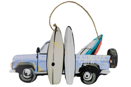Cuadro metalico forma de caminoneta