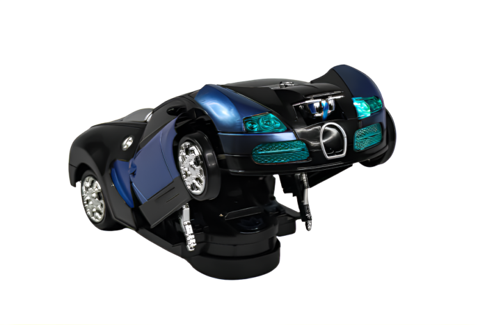 Auto deportivo tipo Transformers - Imagen 2