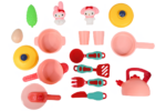 Set productos rosados de cocina y dos personajes - Imagen 2