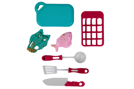 Set cocina 7 piezas, pez y langosta KITCHEN