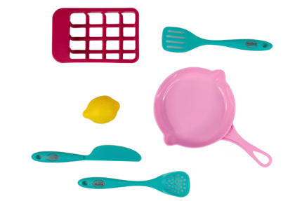 Set cocina, 6 piezas paila redonda con un limón KITCHEN