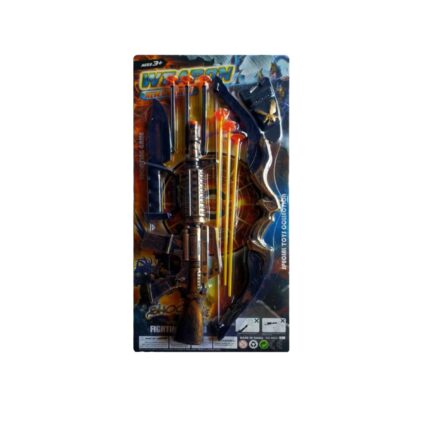 Arco, lanza dardo, cuchillo con funda WEAPON