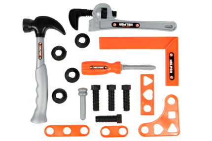 Juguete set herramientas 18 piezas llave inglesa