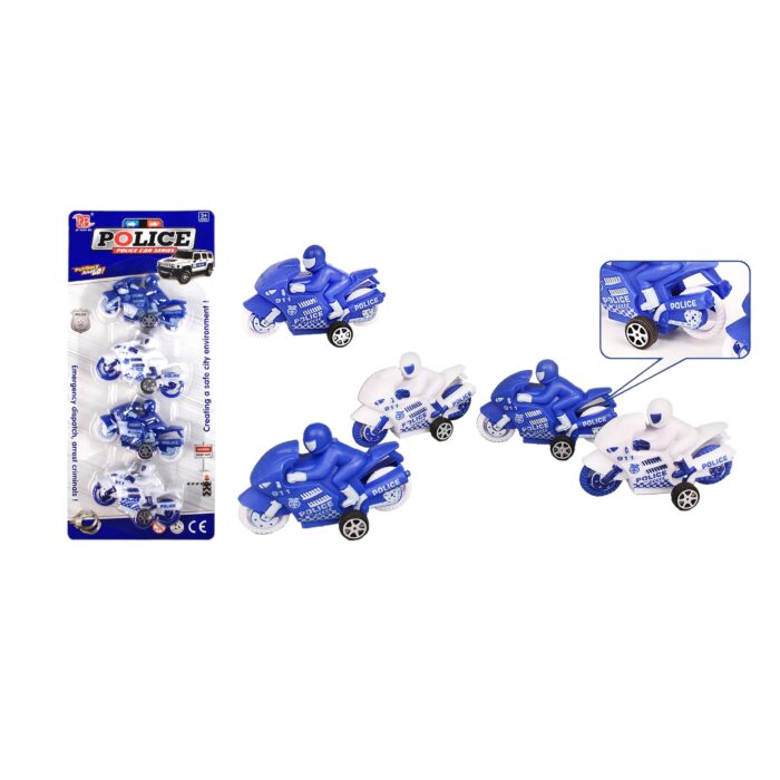 920956 Set de 4 motos policiales - Imagen 1