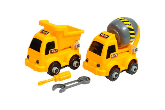 Dos juguetes de autos de construcción - Imagen 2