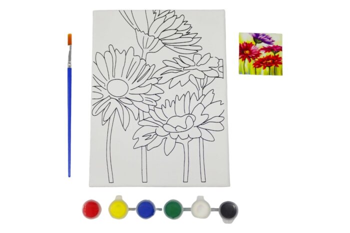 Bastidor de tela con diseños 15x20cm y set de pintura (Stock con defecto) - Imagen 4