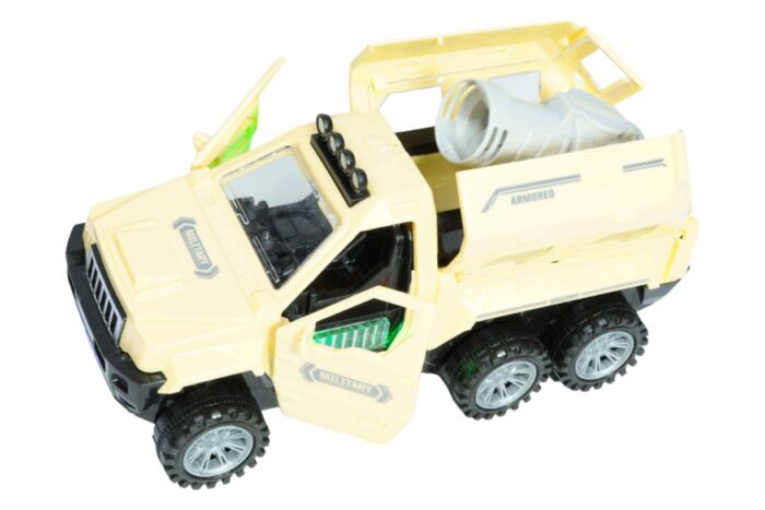 Jeep militar lanza tazos - Imagen 1