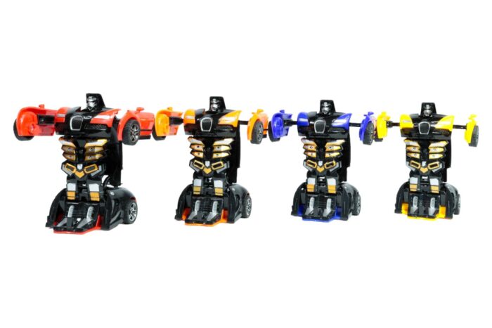 034345-05 4 mini autitos coleccionables tipo transformer - Imagen 2