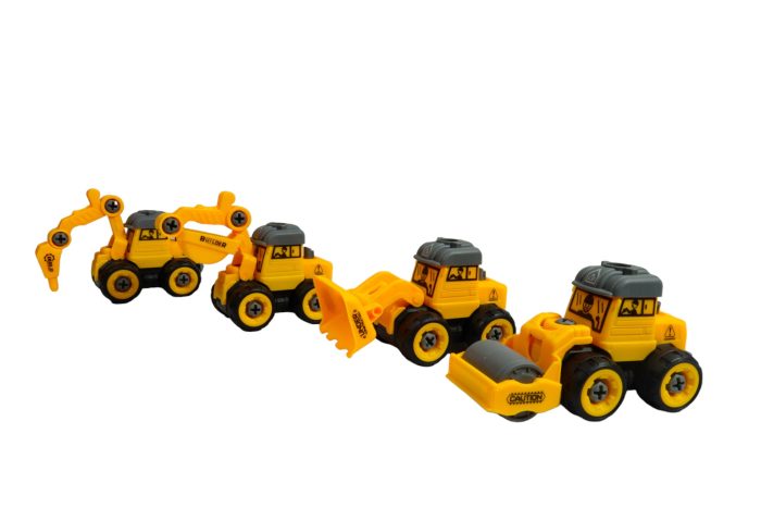 Vehículos mini de construcción, para construir - Imagen 1
