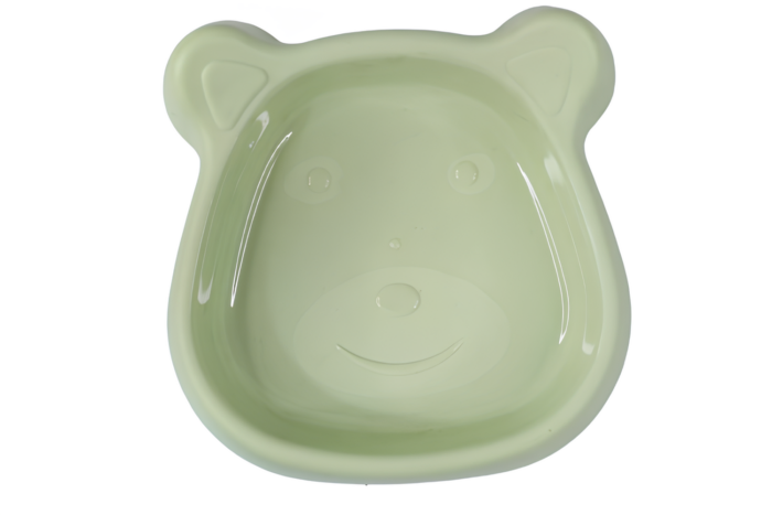 Plato de comida para perro, en forma cara de perro - Imagen 3