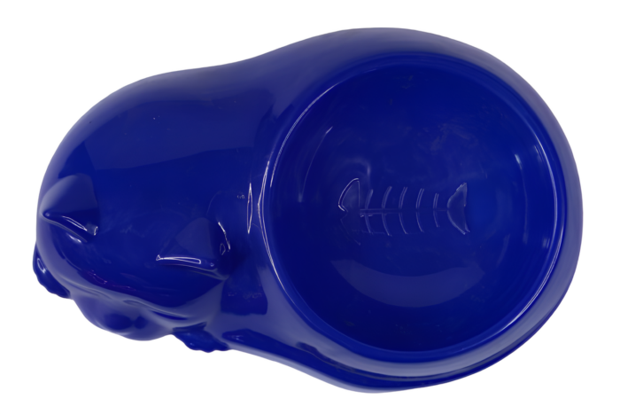 Plato de comida con forma de gato durmiendo - Imagen 2