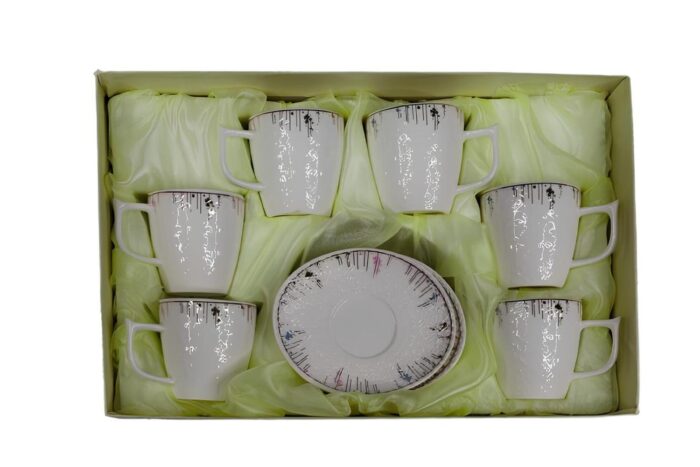 Set de juego de 6 tazas de porcelana - Imagen 4