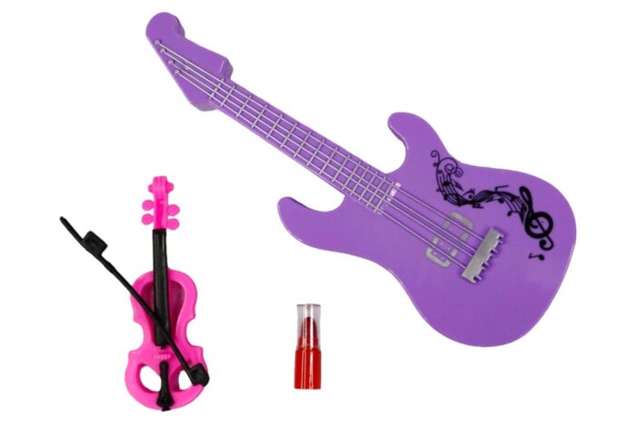 Estuche de guitarra con maquillaje - Imagen 5