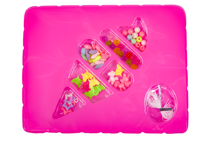 Mostacillas para pulsera empaque forma helado o caramelo - Imagen 4