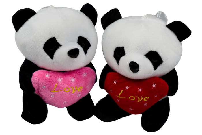 Peluche panda love - Imagen 1
