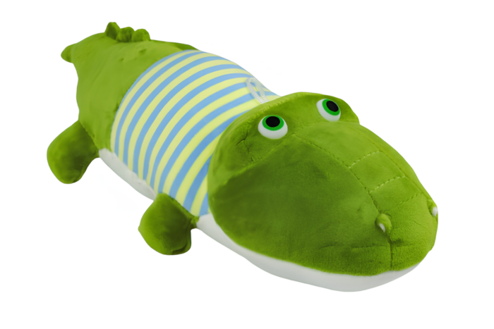 Peluche de cocodrilo con pijama - Imagen 2
