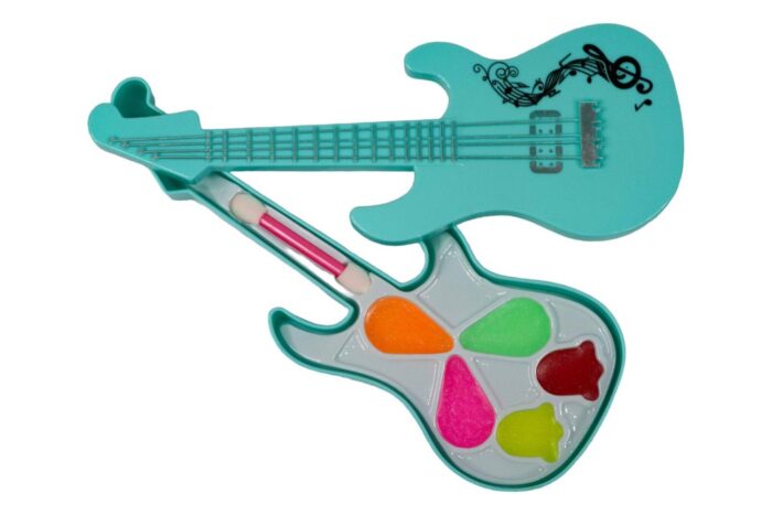 Estuche de guitarra con maquillaje - Imagen 3